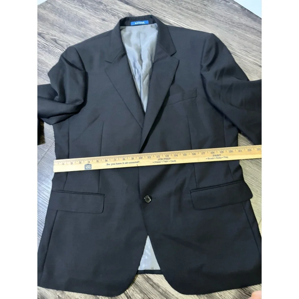 Sartoria italiana Blazer jacket Black sz 44R Made In Italy